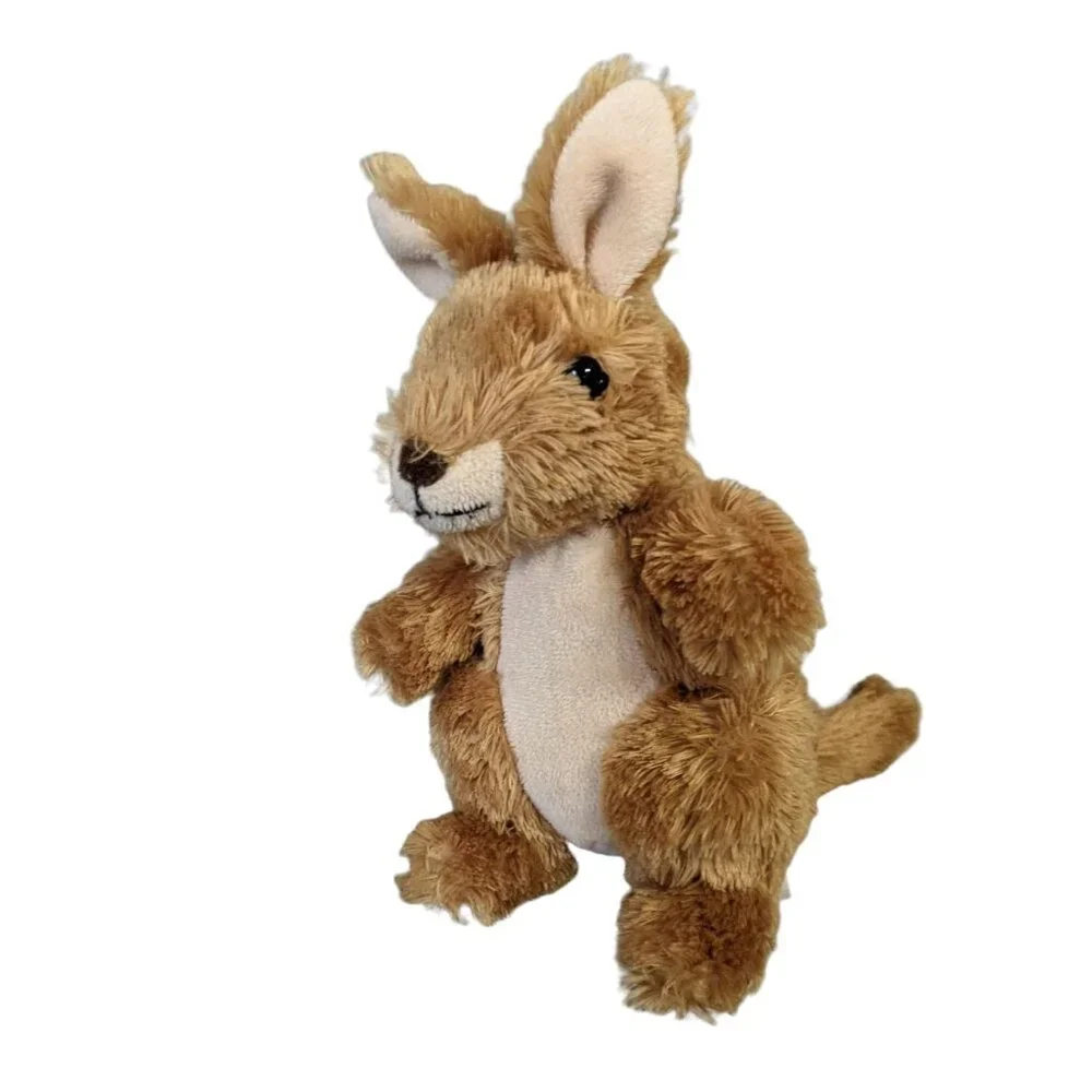 Wild Republic Kangaroo Plush Stuffed Animal Brown Standing 8 Inch 10842‎